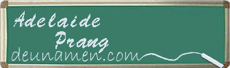 Adelaide Prang Visitenkarte